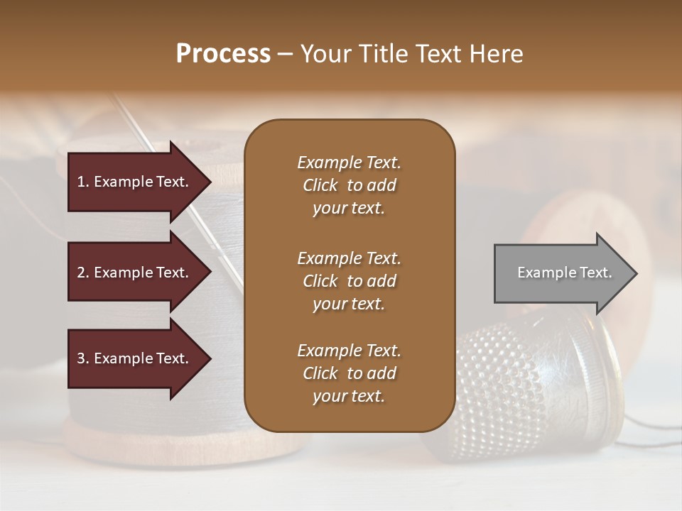 Spools Tape Tools PowerPoint Template