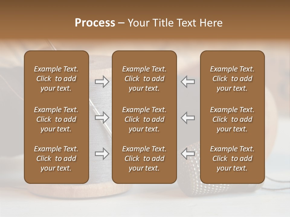 Spools Tape Tools PowerPoint Template