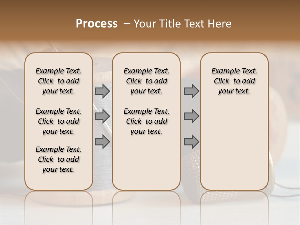 Spools Tape Tools PowerPoint Template
