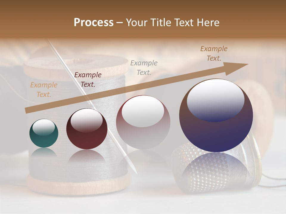 Spools Tape Tools PowerPoint Template