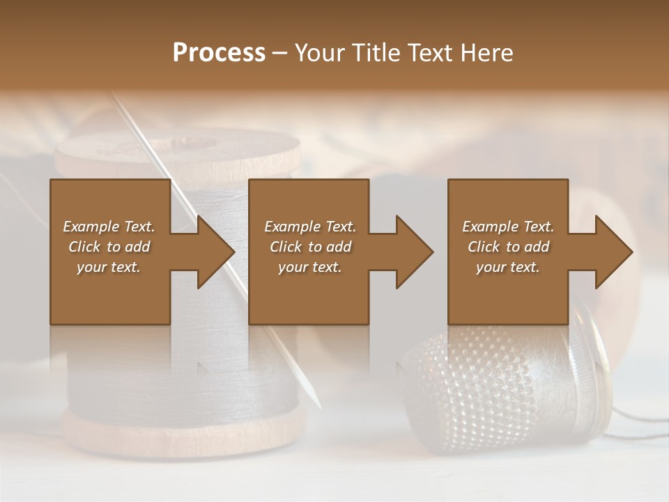 Spools Tape Tools PowerPoint Template