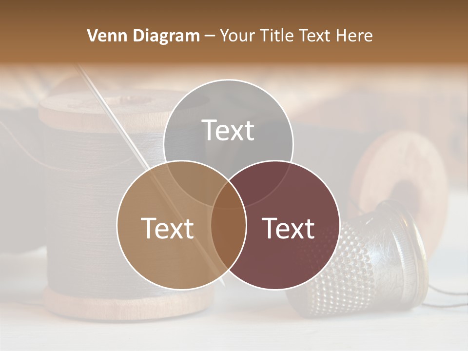 Spools Tape Tools PowerPoint Template