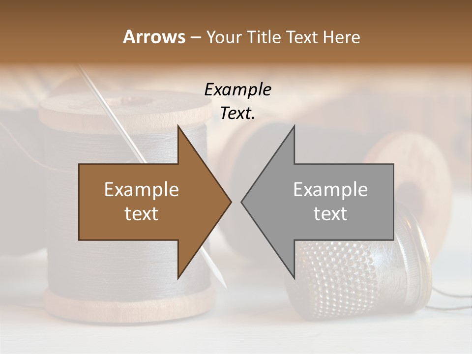 Spools Tape Tools PowerPoint Template