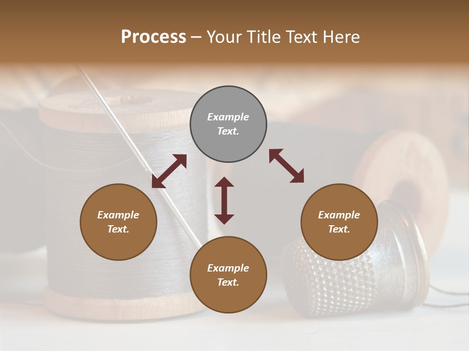 Spools Tape Tools PowerPoint Template