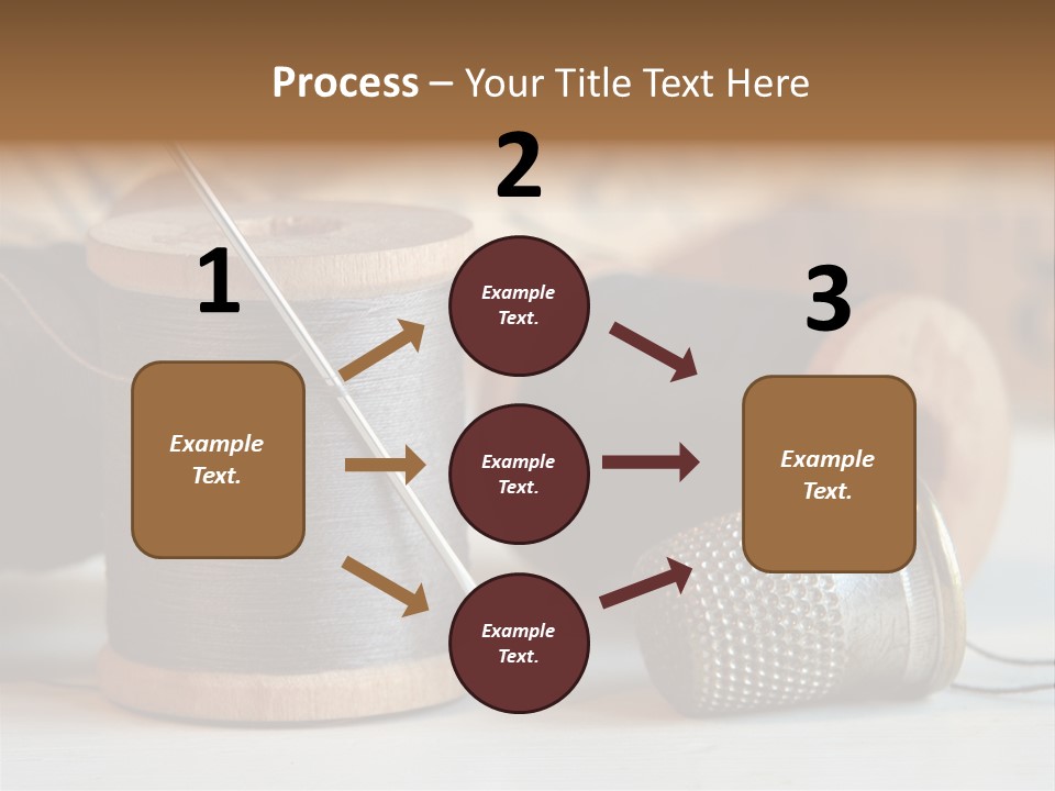 Spools Tape Tools PowerPoint Template