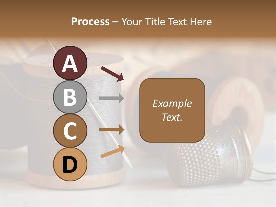 Spools Tape Tools PowerPoint Template
