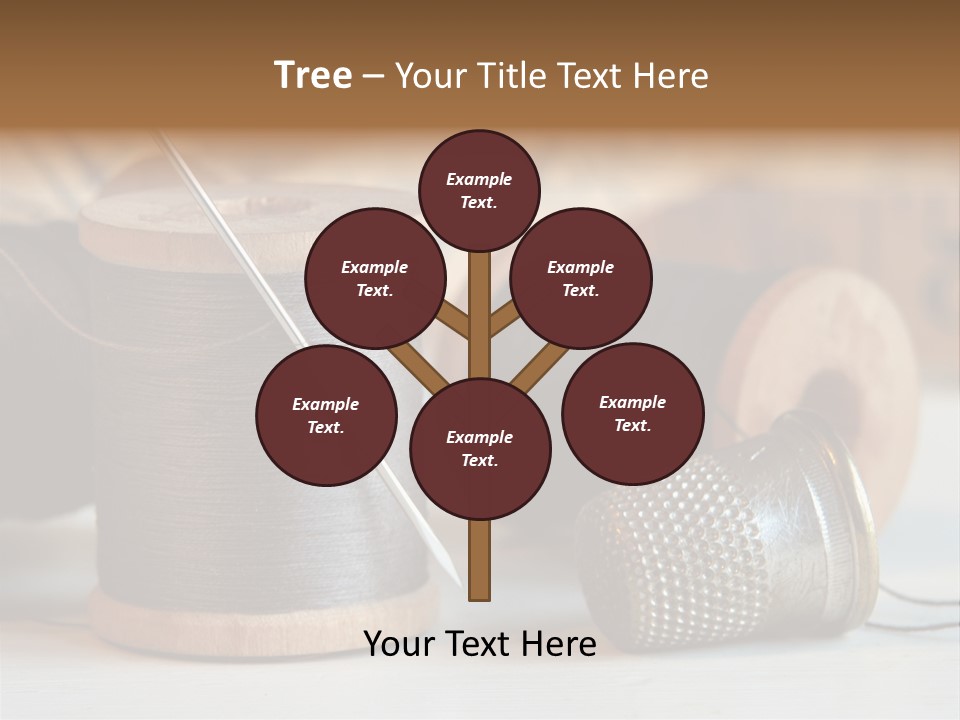 Spools Tape Tools PowerPoint Template