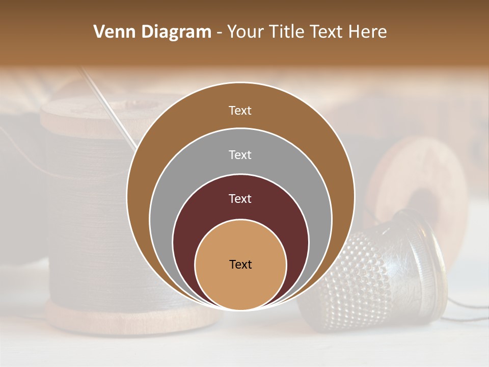 Spools Tape Tools PowerPoint Template