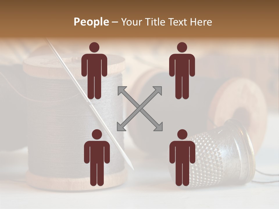 Spools Tape Tools PowerPoint Template