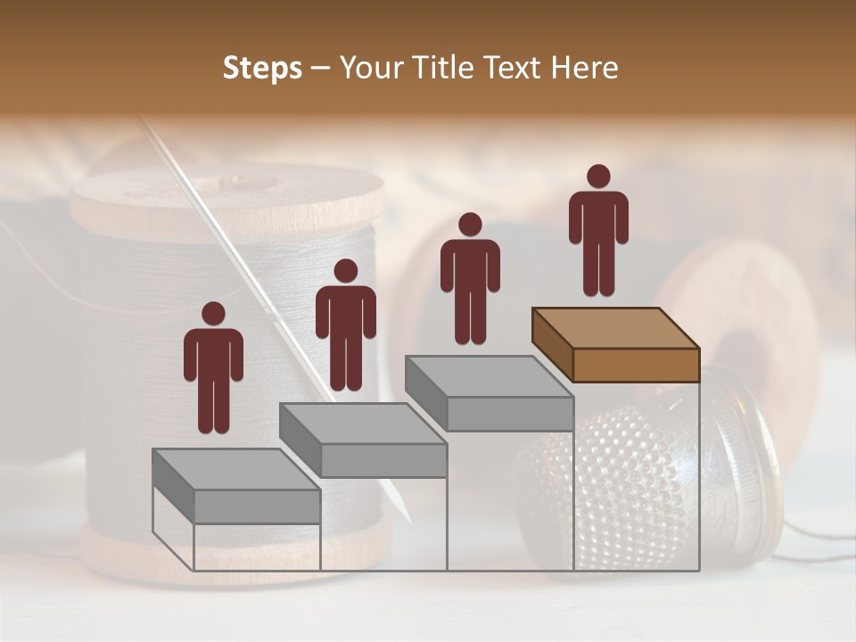 Spools Tape Tools PowerPoint Template