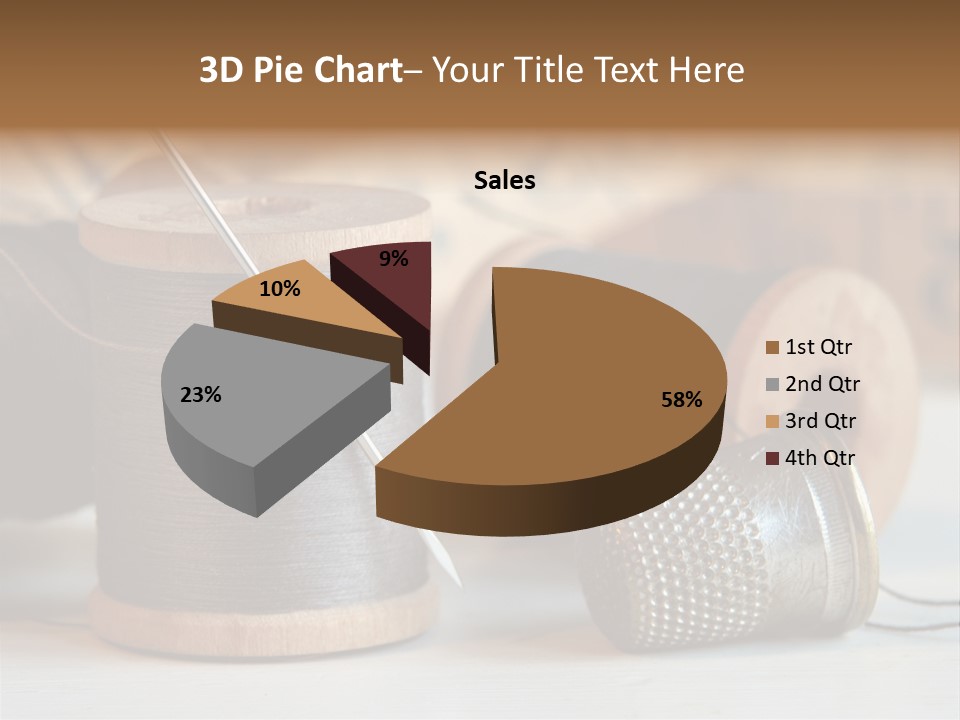 Spools Tape Tools PowerPoint Template