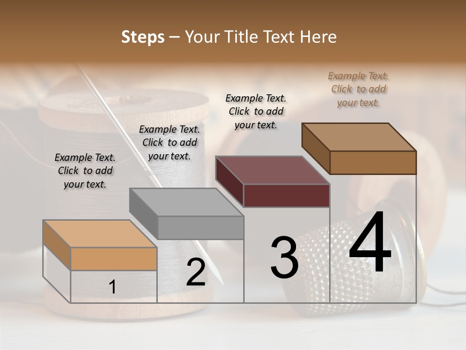 Spools Tape Tools PowerPoint Template