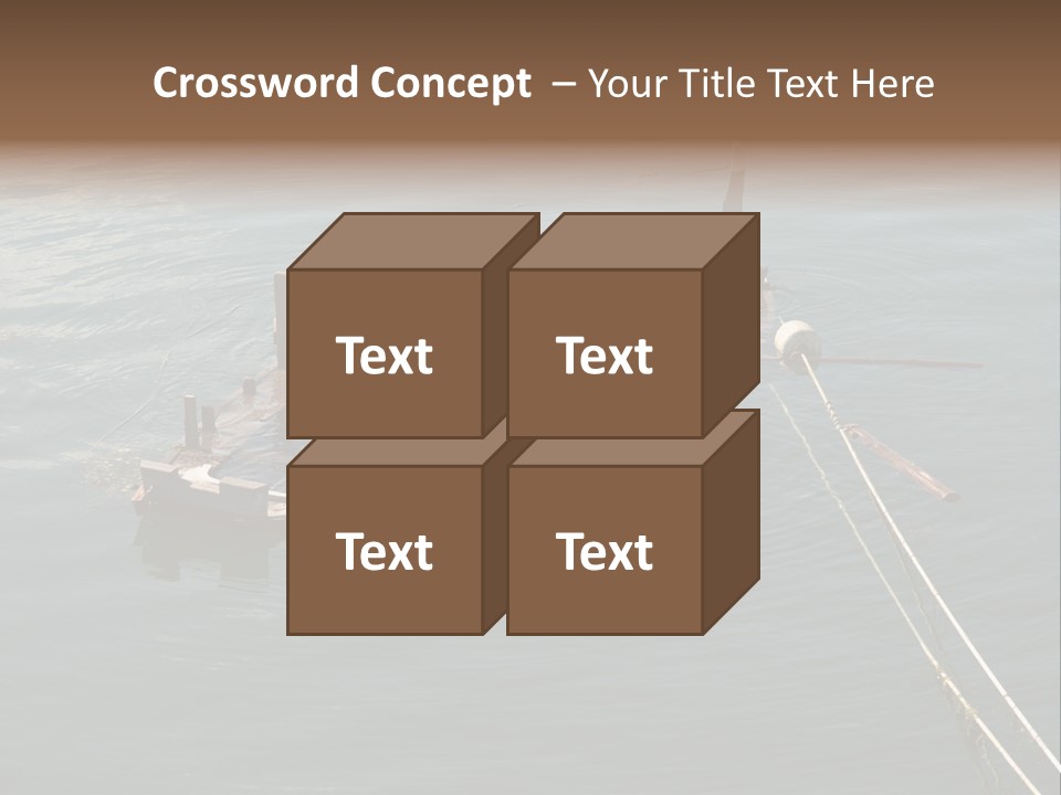 String Web Clouds PowerPoint Template