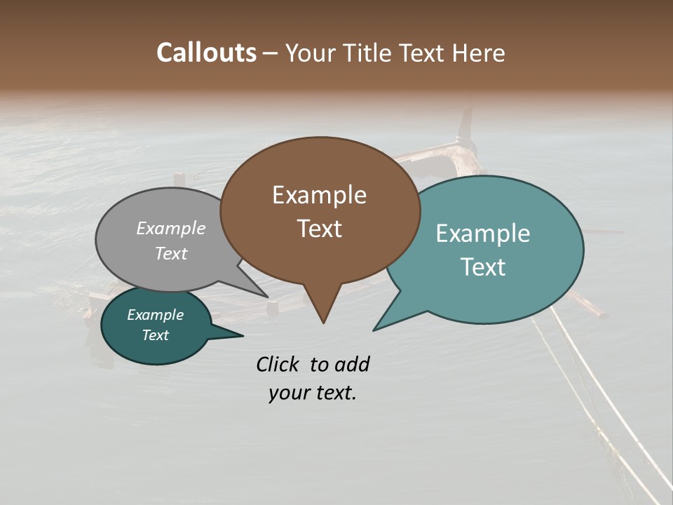 String Web Clouds PowerPoint Template