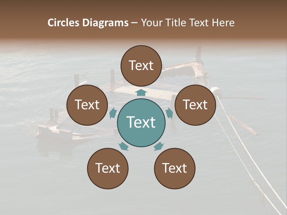 String Web Clouds PowerPoint Template