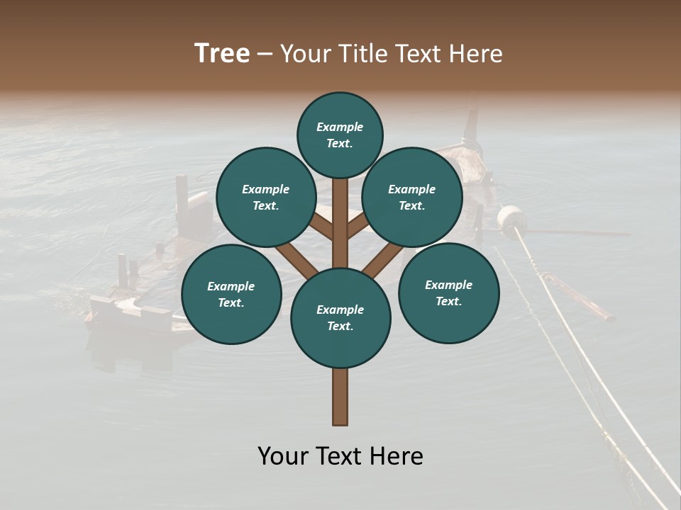 String Web Clouds PowerPoint Template