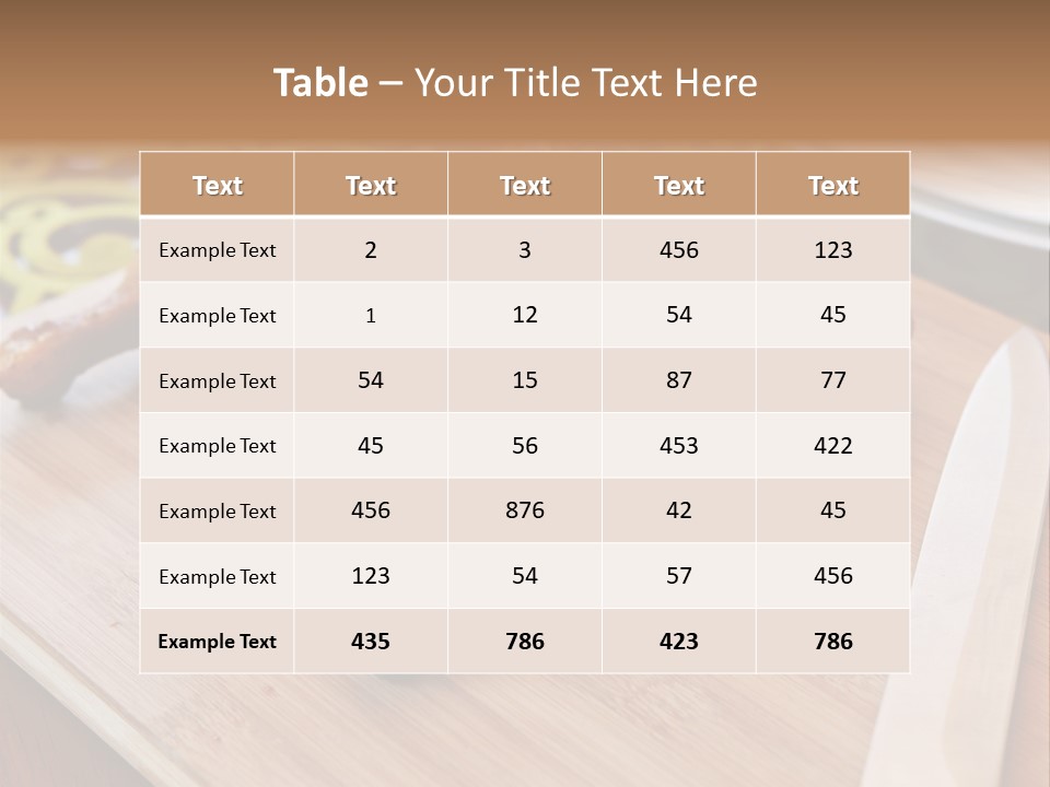 Table Plate Grinder PowerPoint Template