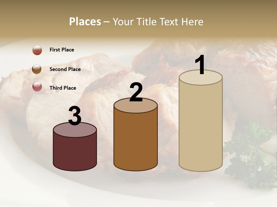 Pork Meat Baked PowerPoint Template