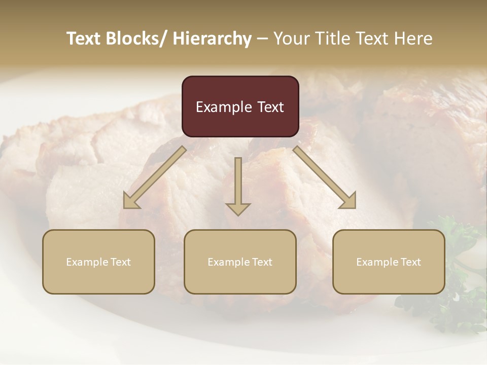 Pork Meat Baked PowerPoint Template