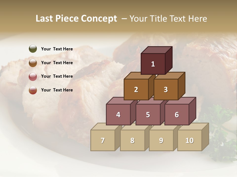 Pork Meat Baked PowerPoint Template