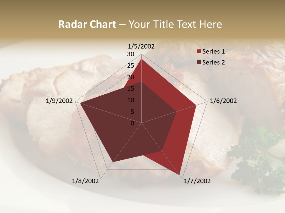 Pork Meat Baked PowerPoint Template