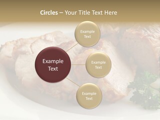 Pork Meat Baked PowerPoint Template