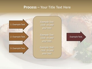 Pork Meat Baked PowerPoint Template
