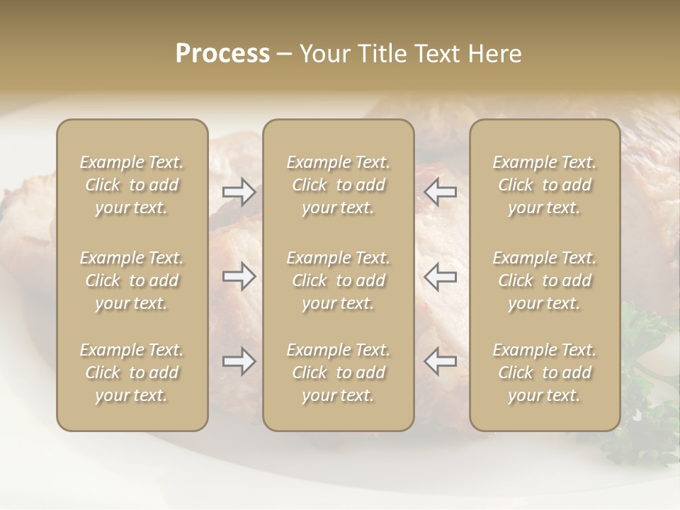 Pork Meat Baked PowerPoint Template