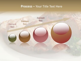 Pork Meat Baked PowerPoint Template
