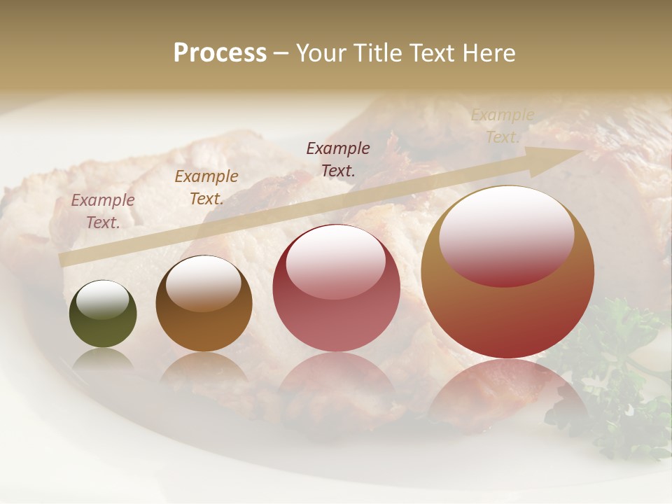 Pork Meat Baked PowerPoint Template