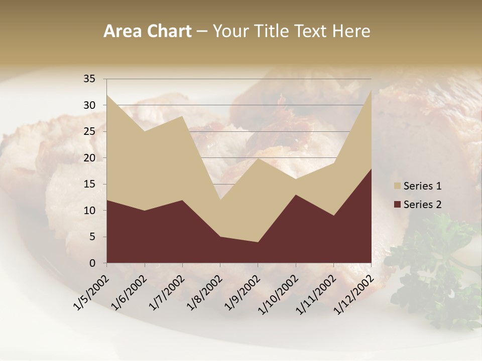 Pork Meat Baked PowerPoint Template
