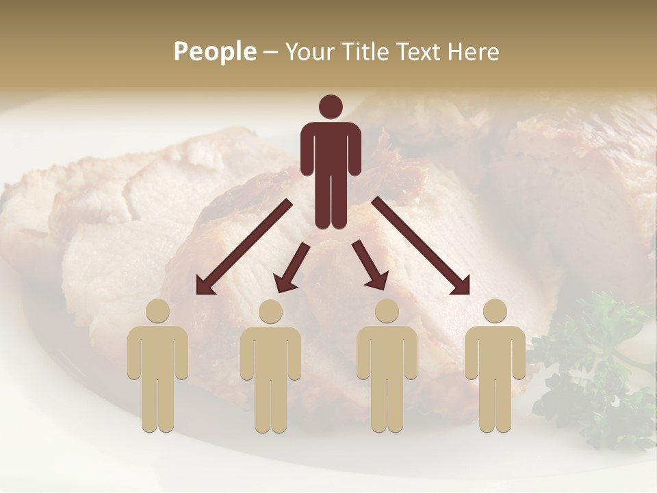 Pork Meat Baked PowerPoint Template