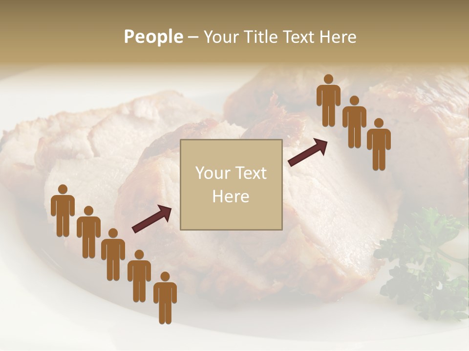 Pork Meat Baked PowerPoint Template