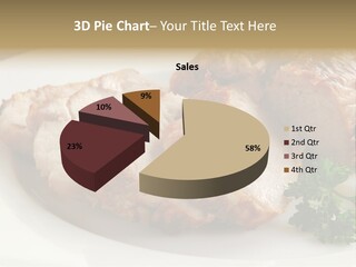 Pork Meat Baked PowerPoint Template