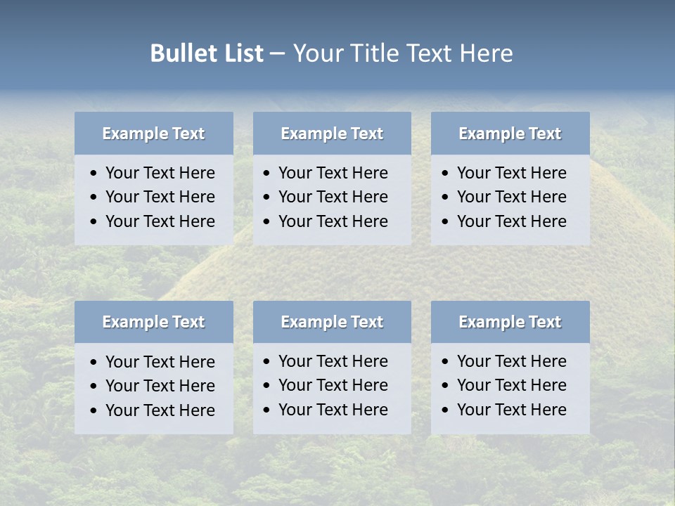 Bohol Jungle Landmark PowerPoint Template