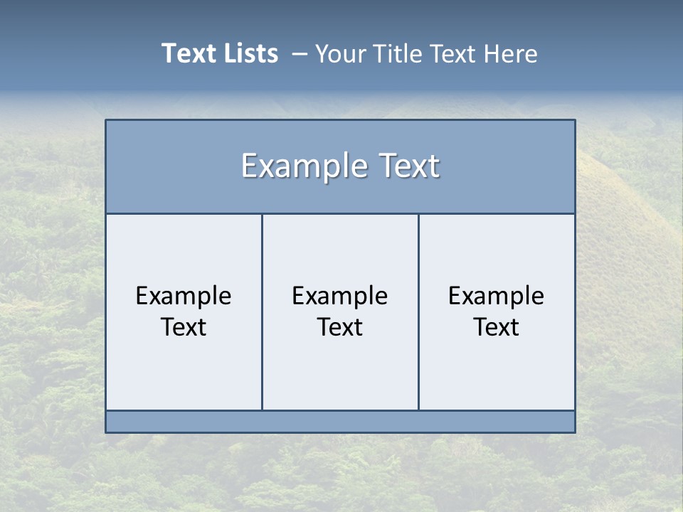 Bohol Jungle Landmark PowerPoint Template