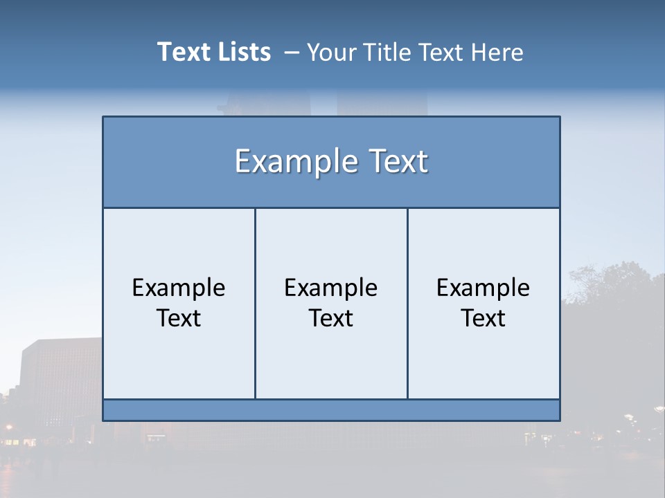 A Large Building With A Clock Tower In The Middle Of It PowerPoint Template