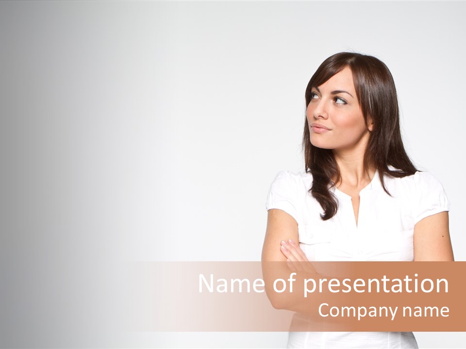 Female Jung Serious PowerPoint Template