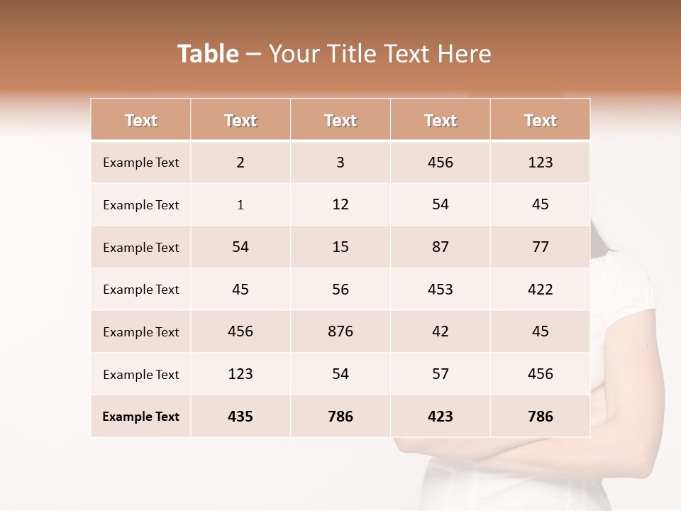 Female Jung Serious PowerPoint Template