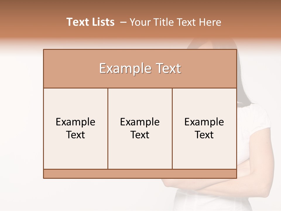 Female Jung Serious PowerPoint Template