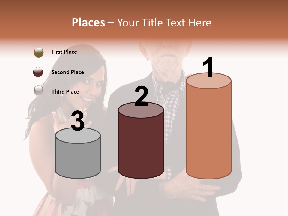 Female Geriatric Cravat PowerPoint Template