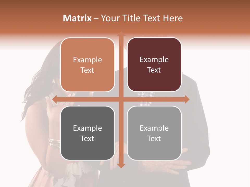 Female Geriatric Cravat PowerPoint Template