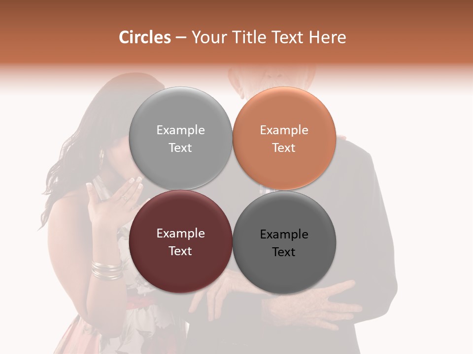 Female Geriatric Cravat PowerPoint Template