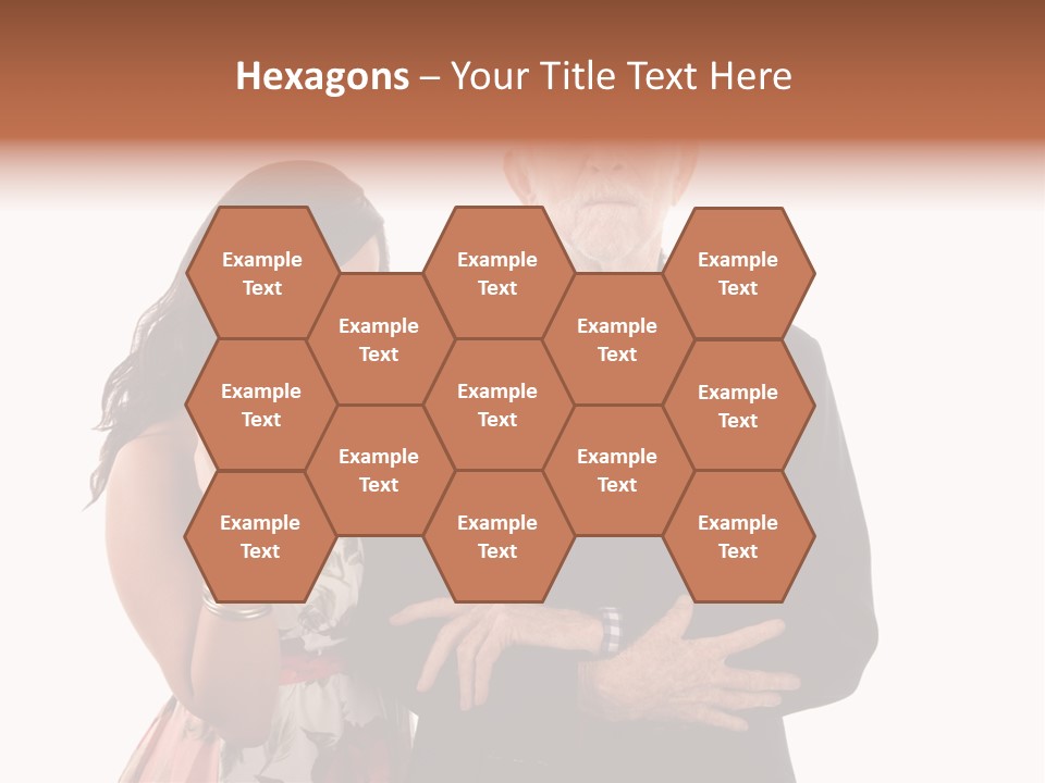 Female Geriatric Cravat PowerPoint Template