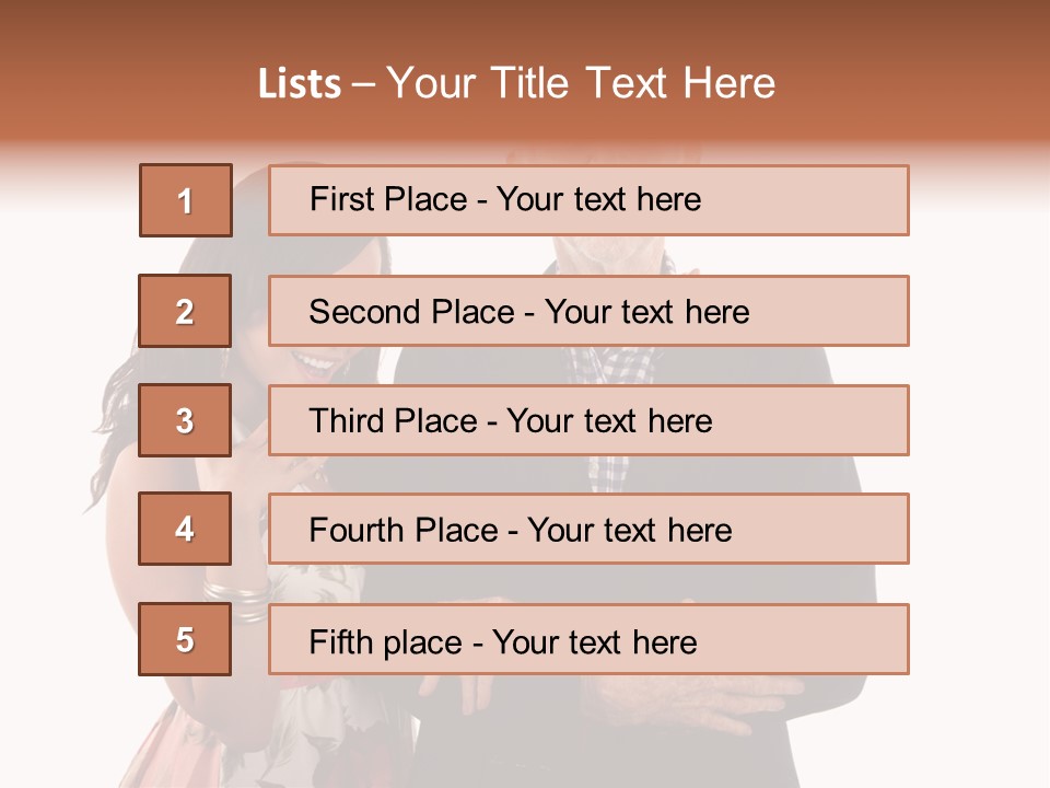 Female Geriatric Cravat PowerPoint Template
