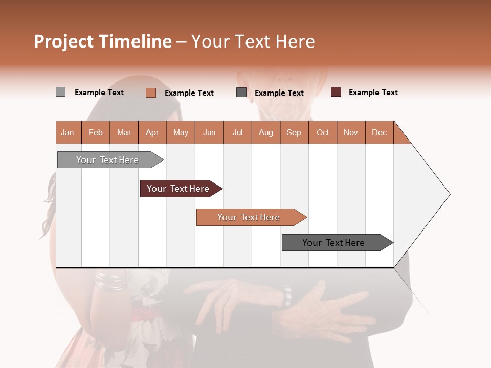 Female Geriatric Cravat PowerPoint Template