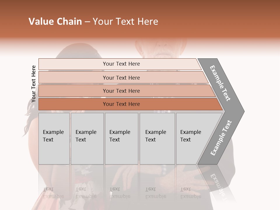 Female Geriatric Cravat PowerPoint Template