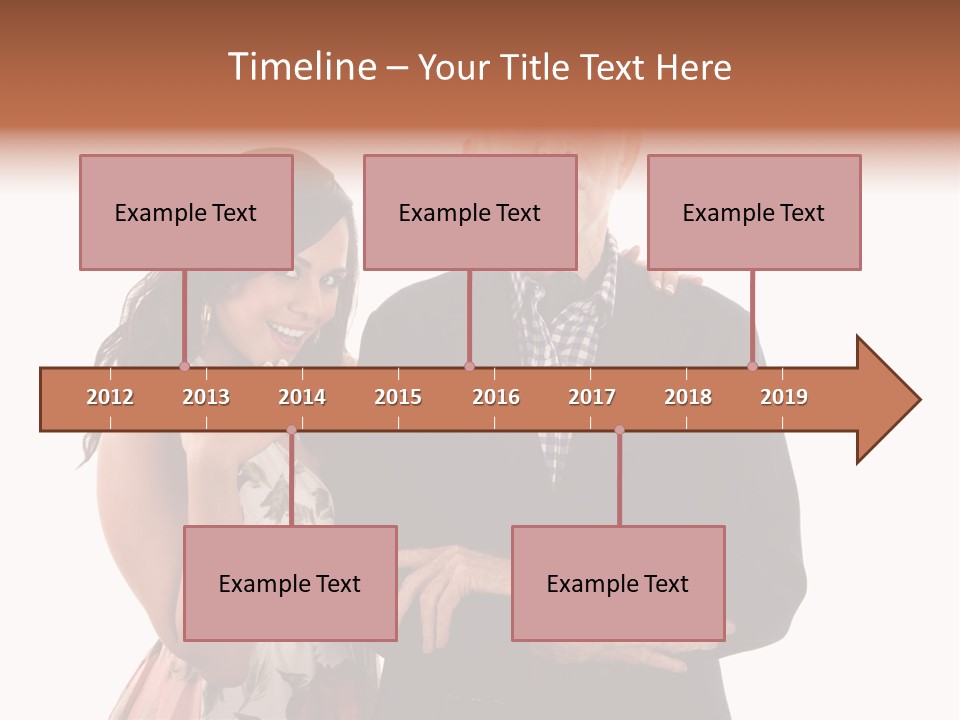 Female Geriatric Cravat PowerPoint Template