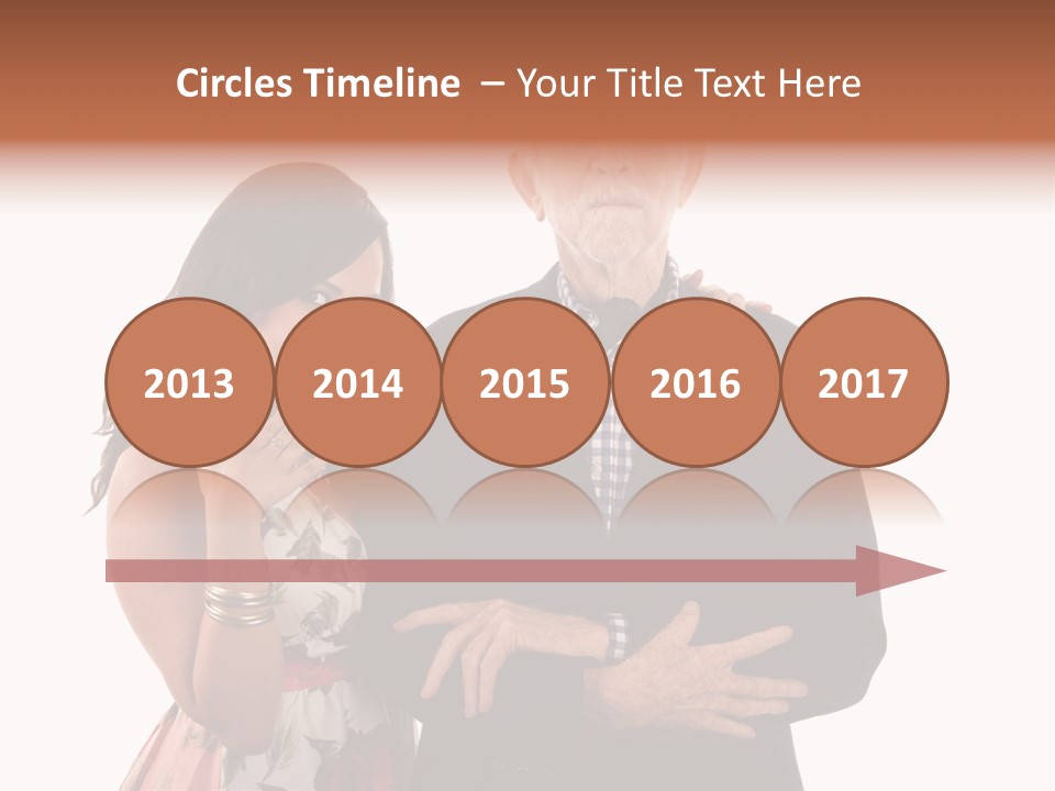 Female Geriatric Cravat PowerPoint Template