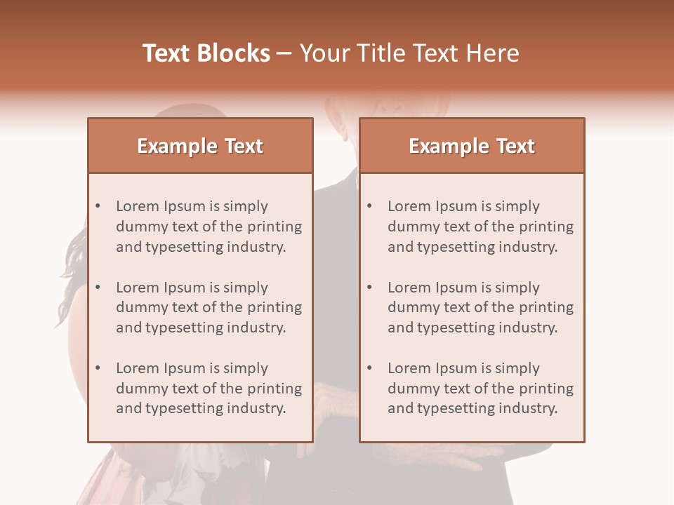 Female Geriatric Cravat PowerPoint Template